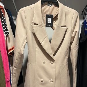 Haliee Mini Blazer Dress Fashionnova L New